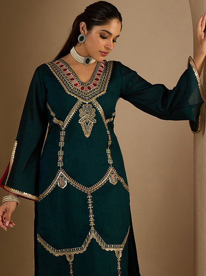 Women Ethnic Motifs Printed Kurta with Trousers