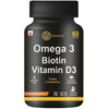 ClearCut Omega 3 Biotin Vitamin D3 Capsules