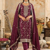 Dhiyona IE Floral Embroidered Kurta With Trouser & With Dupatta