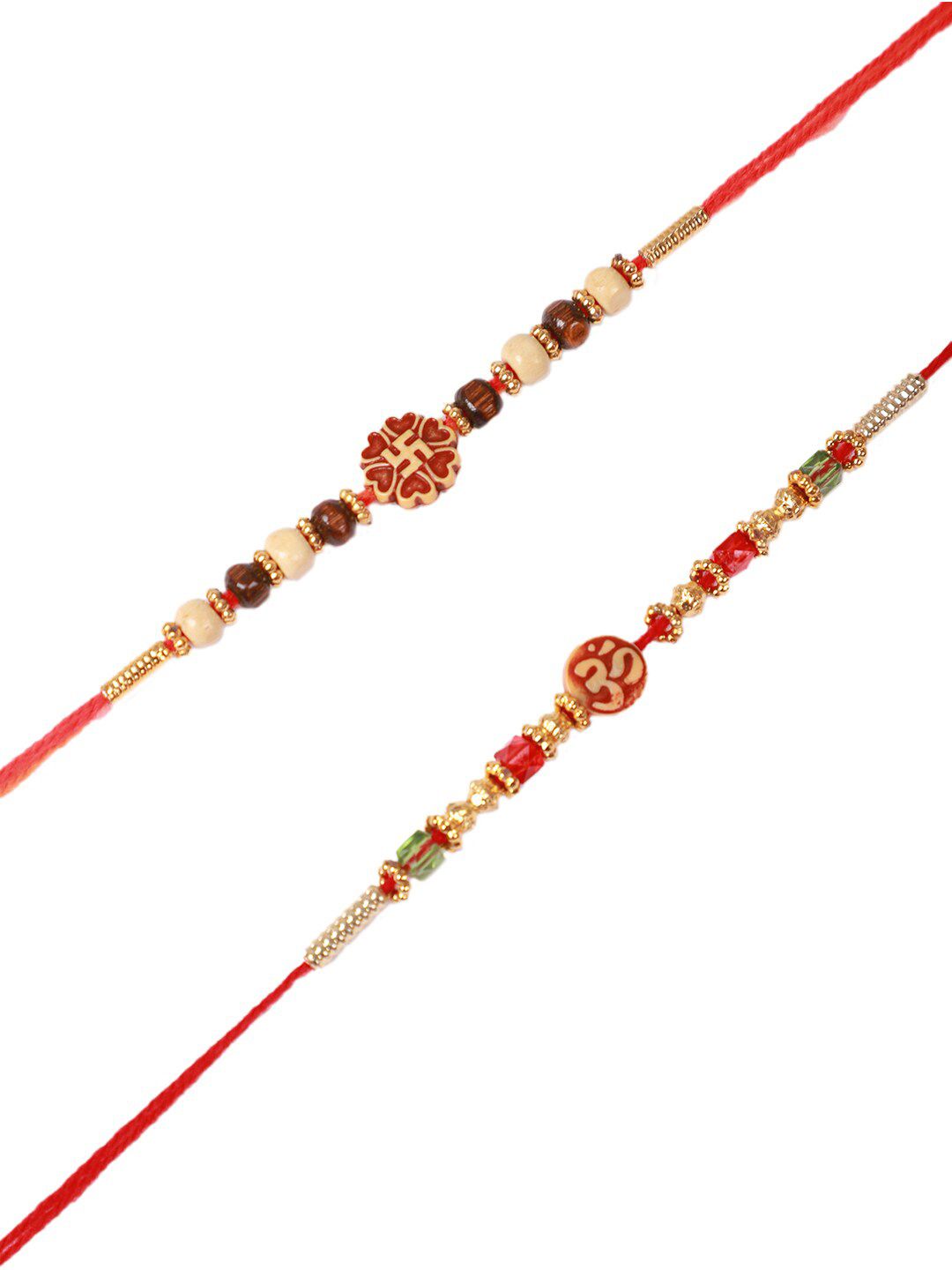 Anouk Set Of 2 Beaded Rakhi