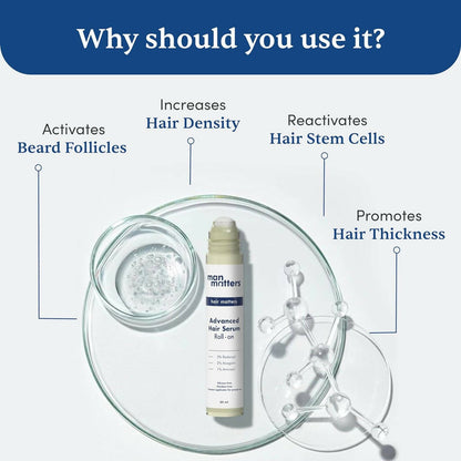Man Matters Advanced Hair Growth Serum Roll on - Indyancart
