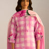 Dhiyona IE Women Floral Printed Regular Thread Work Linen Kurta with Trousers & With Dupatta