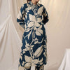 Dhiyona IE Floral Printed Straight Kurta with Palazzos