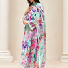 Dhiyona IE Women Floral Embroidered Regular Thread Work Kurta with Trousers & With Dupatta