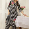 Dhiyona IE Floral Printed Thread Work Pure Cotton Kurta With Palazzos