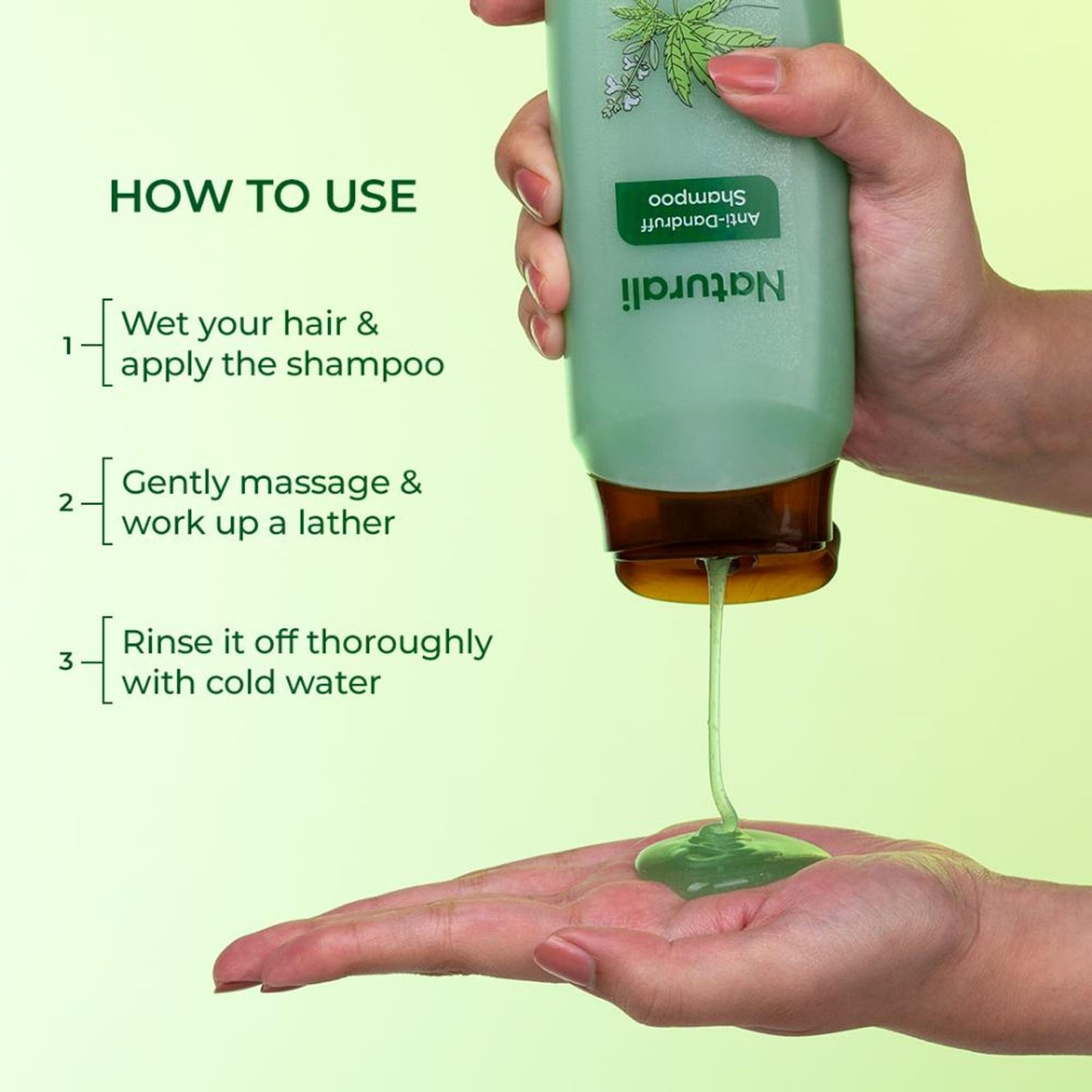 Naturali Anti-Dandruff Shampoo with Superfood Hemp Oil & Sage Extract