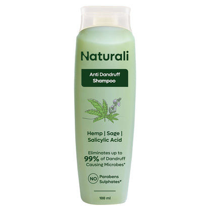 Naturali Anti-Dandruff Shampoo with Superfood Hemp Oil & Sage Extract
