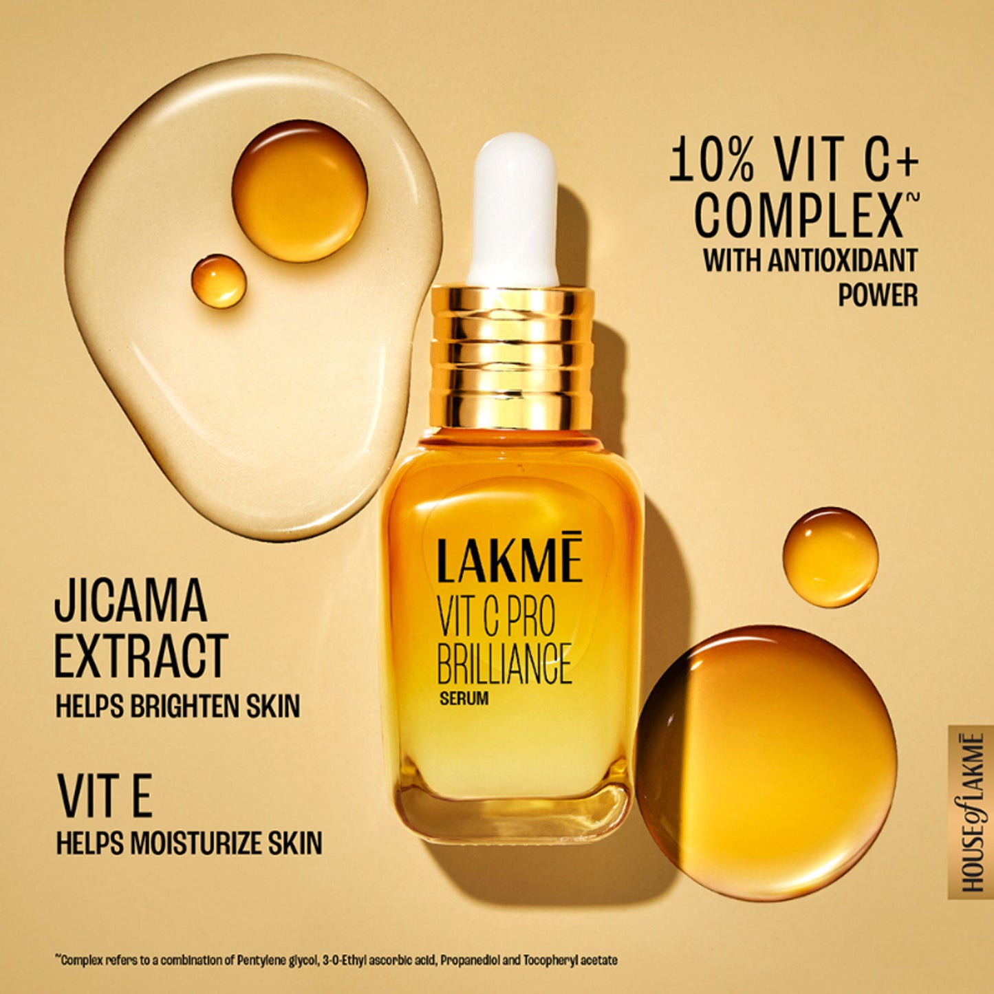 Lakme Vitamin C Brillance Serum With 10% Vit C Complex