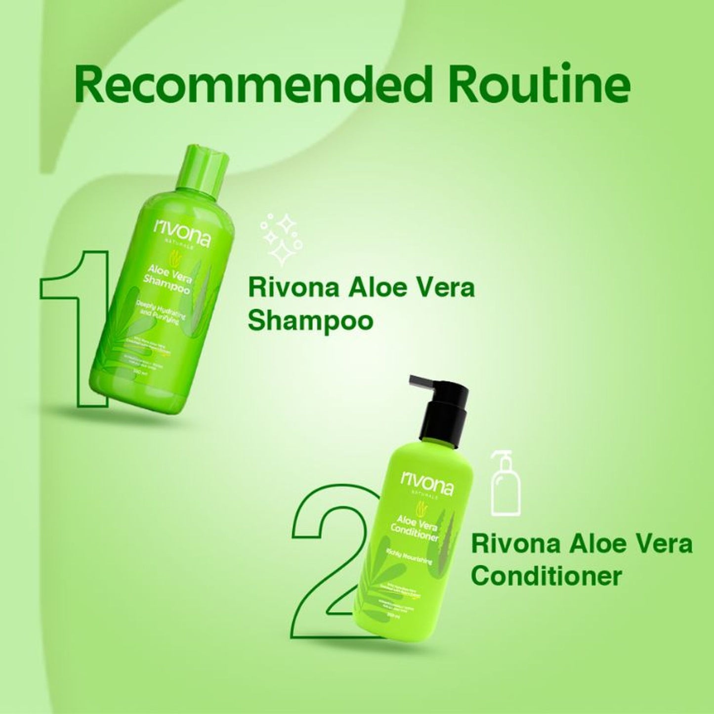 Rivona Naturals Aloe Vera Conditioner With Avocado- Dry And Frizzy Hair, Sulphate and Paraben free