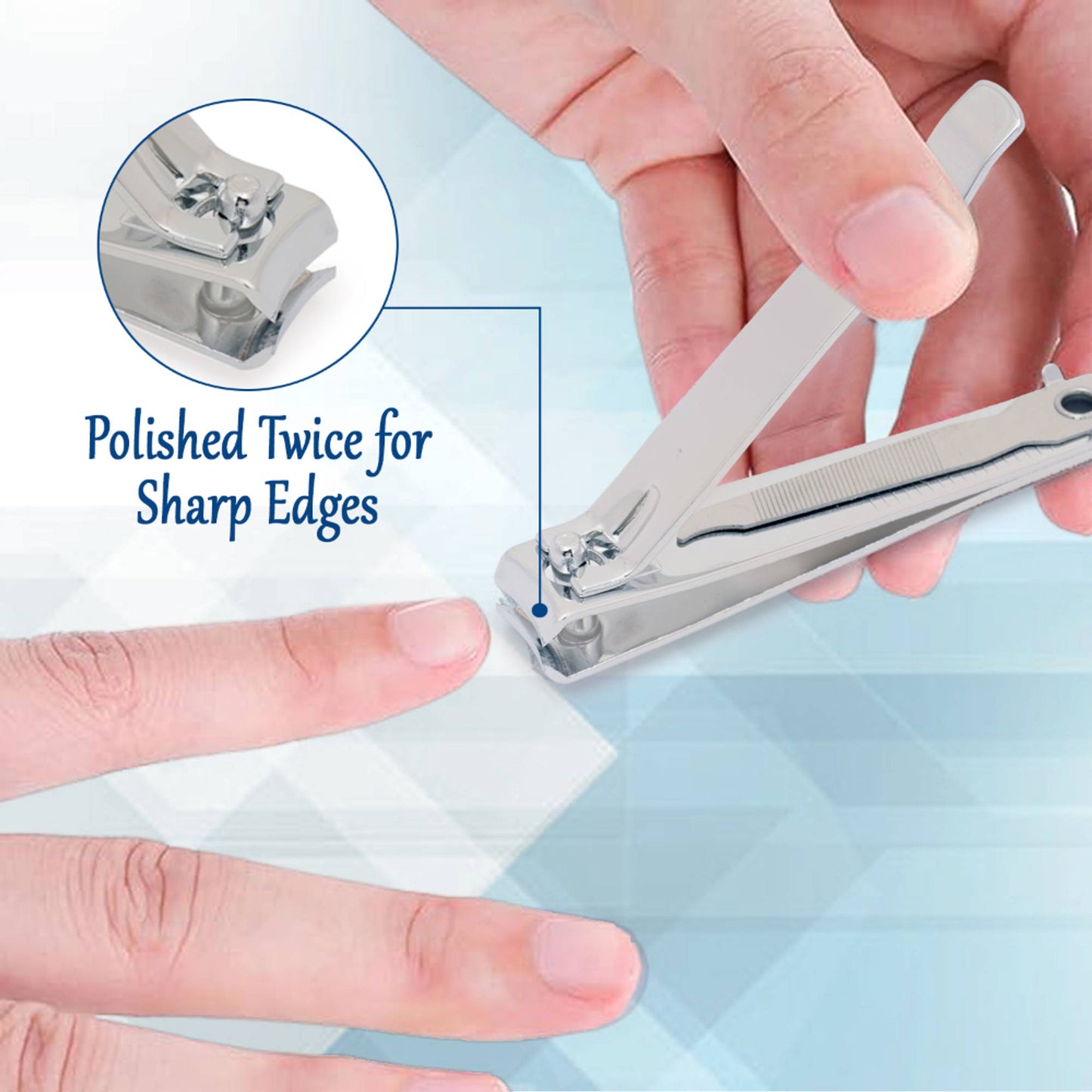 Beautiliss Large Nail Cutter for Thick Nails,Sharp Stainless Steel Clipper (Design & Color May Vary)