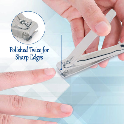 Beautiliss Large Nail Cutter for Thick Nails,Sharp Stainless Steel Clipper (Design & Color May Vary)