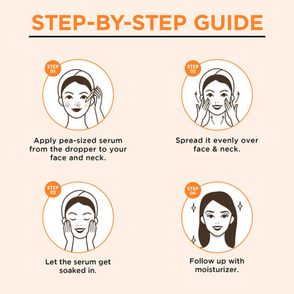 Orgatre 30% Vitamin C Face Serum With Hyaluronic Acid – Skin Glowing & Brightening Serum