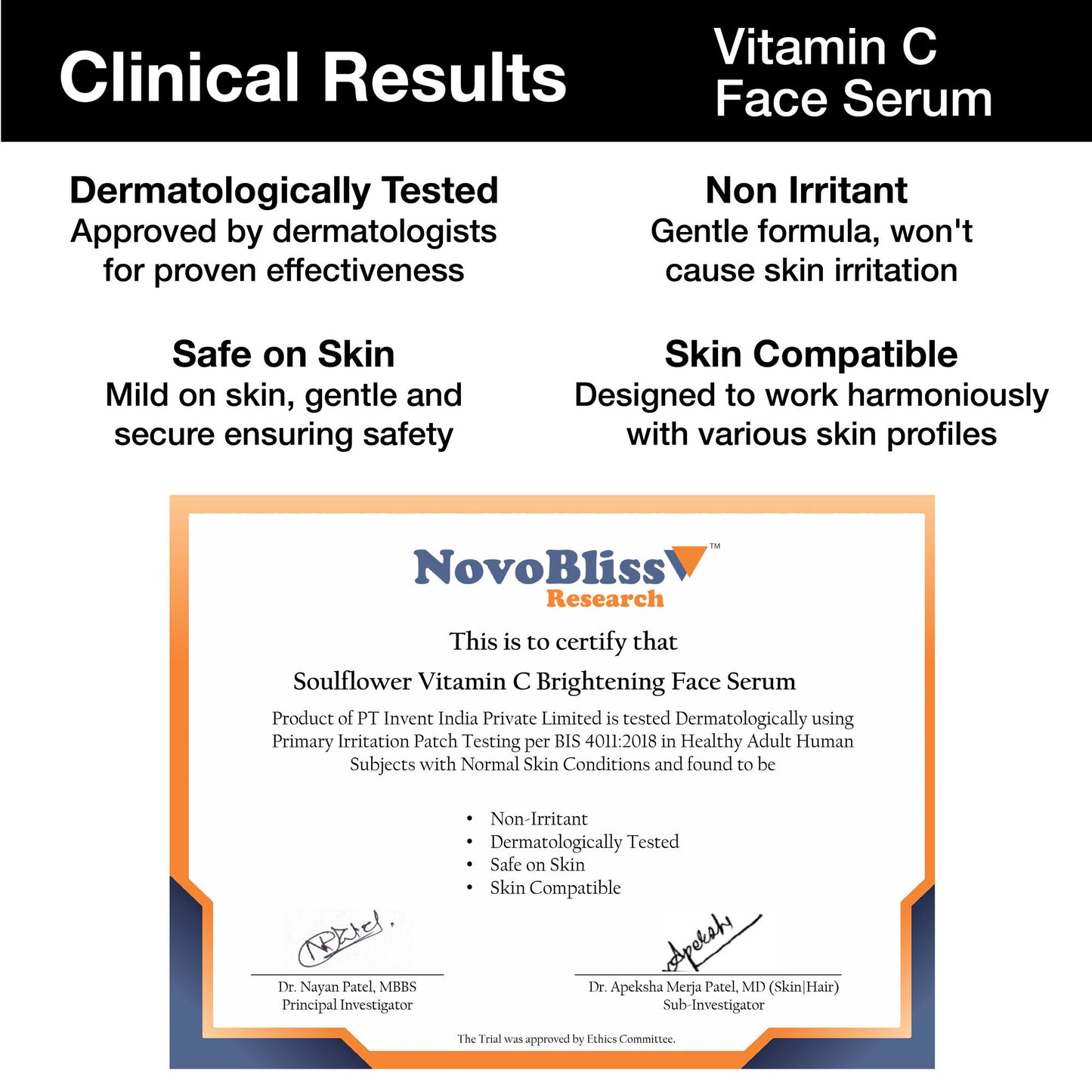Soulflower 20% Vitamin C Serum for Instant Skin Glow - Dermat Tested for Dark Spots & Dull Skin