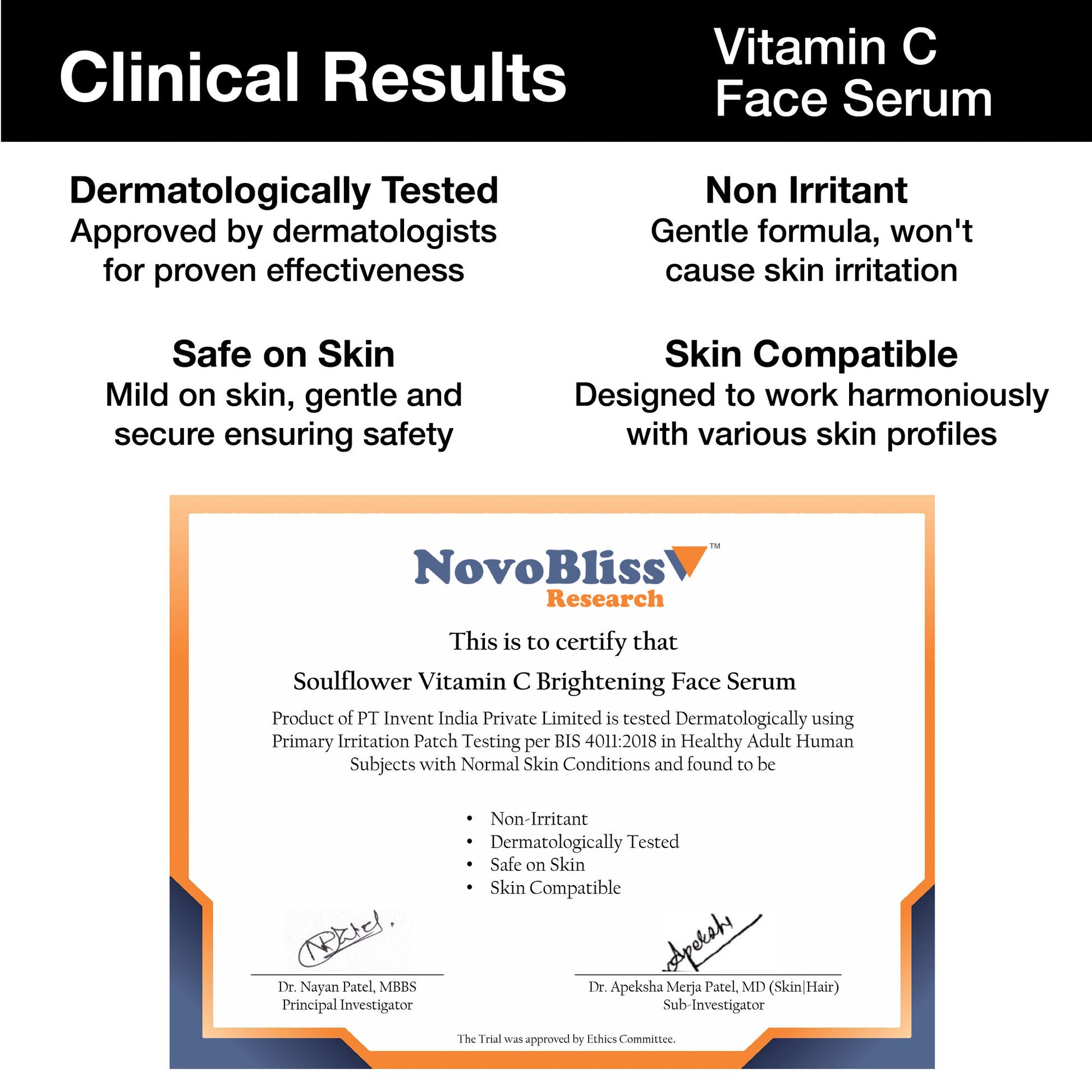 Soulflower 20% Vitamin C Serum for Instant Skin Glow - Dermat Tested for Dark Spots & Dull Skin