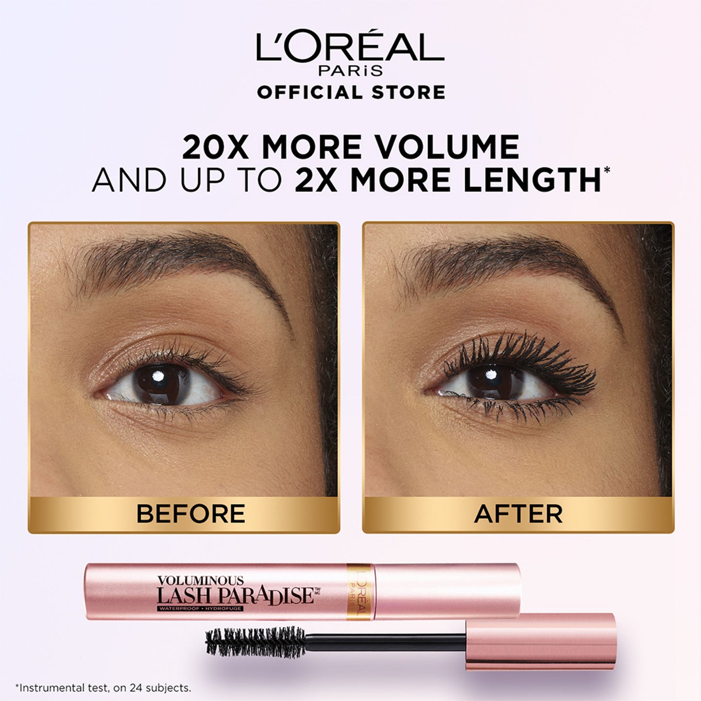 L'Oreal Paris Voluminous Lash Paradise Mascara - 204 Blackest Black