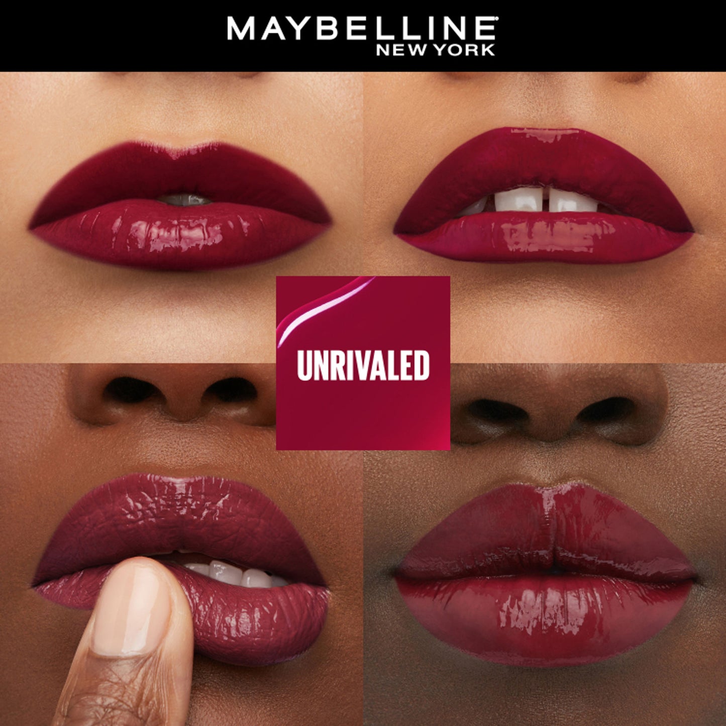 Maybelline New York Super Stay Vinyl Ink Liquid Lipstick, Instant Shine Lasts Up To 16H - Unrivaled
