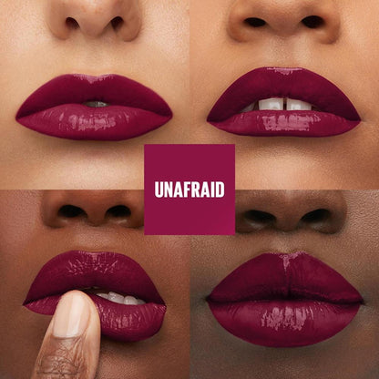 Maybelline New York Super Stay Vinyl Ink Liquid Lipstick, Instant Shine Lasts Up To 16H - Unafraid