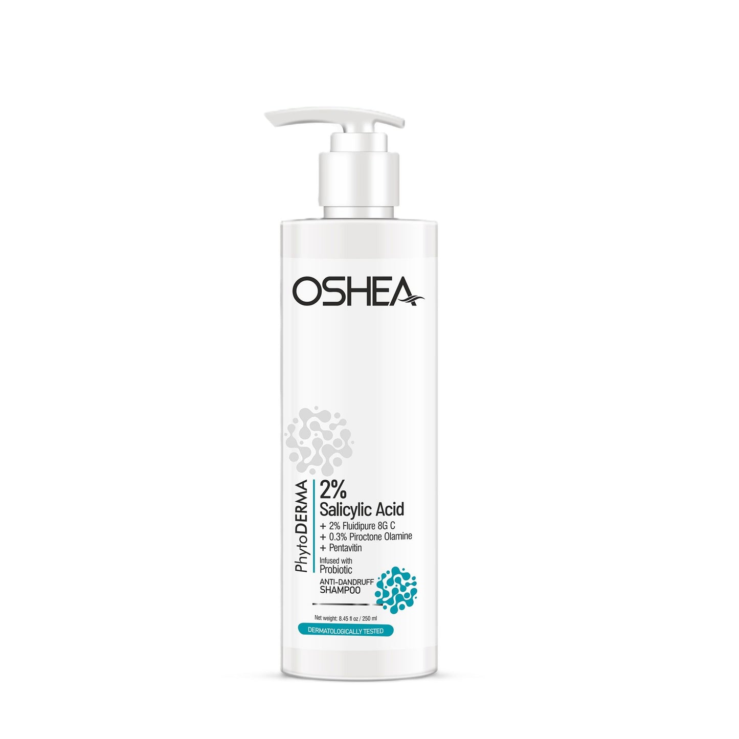 Oshea Herbals Phytoderma 2% Salicylic Acid Anti-Dandruff Shampoo Infused With Probiotic