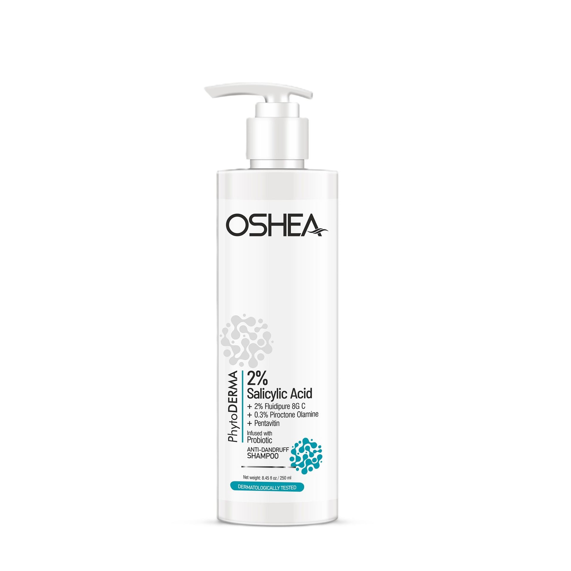 Oshea Herbals Phytoderma 2% Salicylic Acid Anti-Dandruff Shampoo Infused With Probiotic