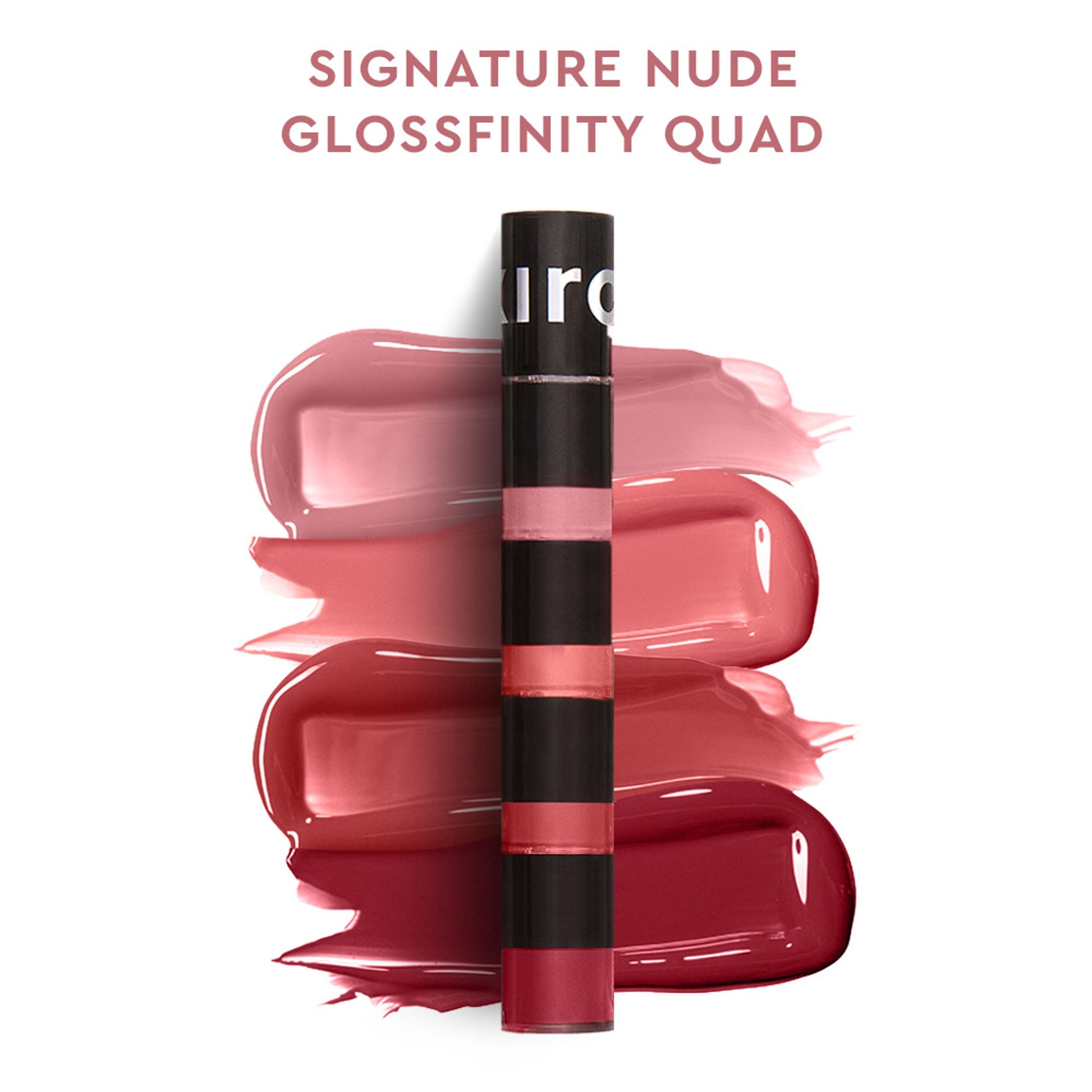 KIRO Four Play Glossfinity Liquid Lipstick - Signature Nude Pink Quad