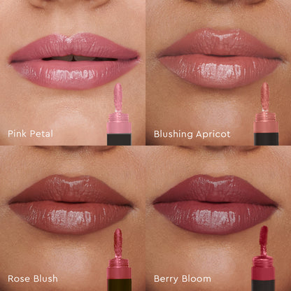 KIRO Four Play Glossfinity Liquid Lipstick - Signature Nude Pink Quad