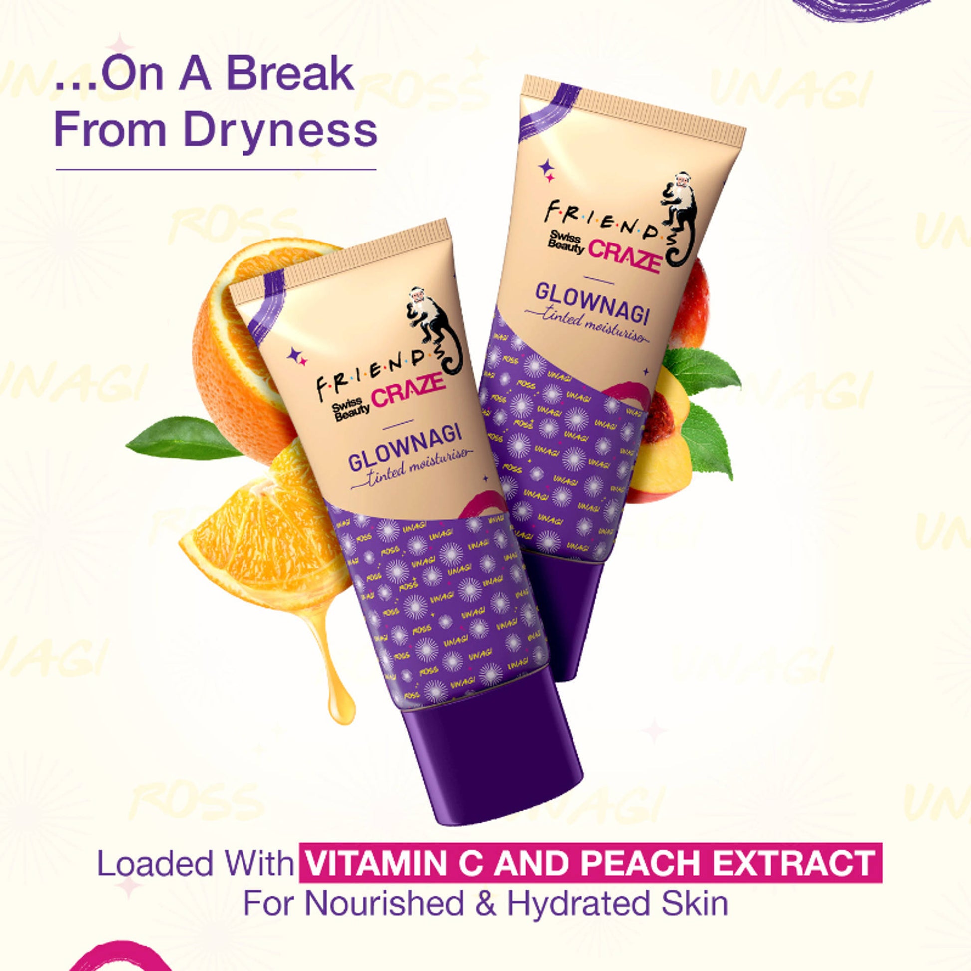 Swiss Beauty Craze Glownagi Tinted Moisturiser Deep Hydrating Formula , Dewy & Radiant Finish
