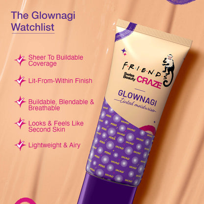 Swiss Beauty Craze Glownagi Tinted Moisturiser Deep Hydrating Formula , Dewy & Radiant Finish