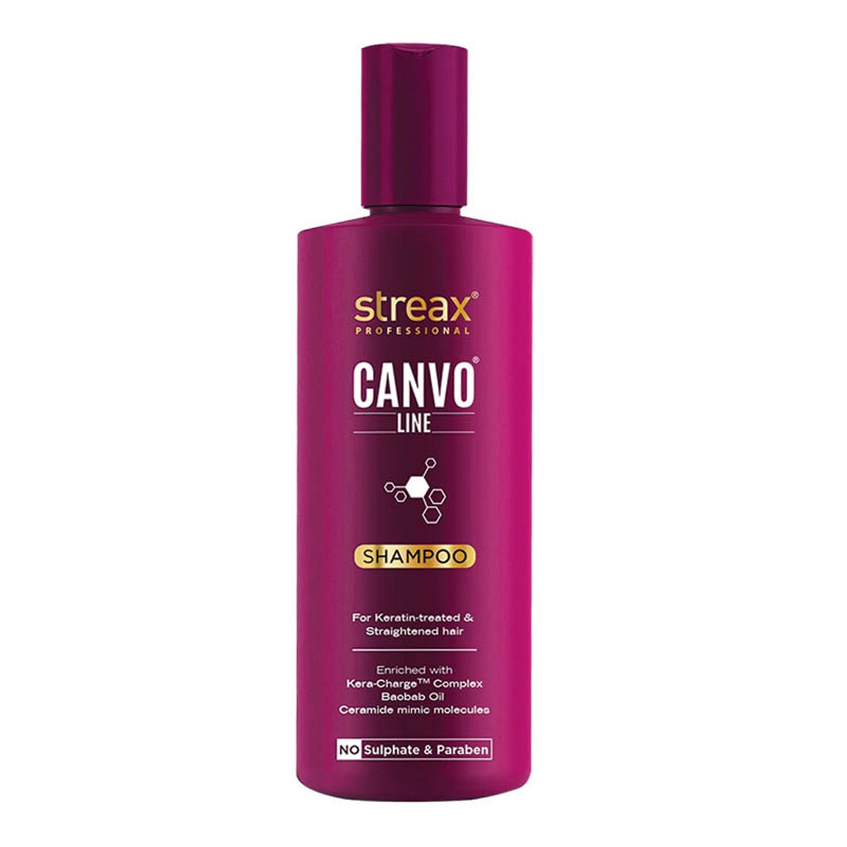 Streax Professional Canvoline Shampoo for Chemically Treated & Damaged Hair