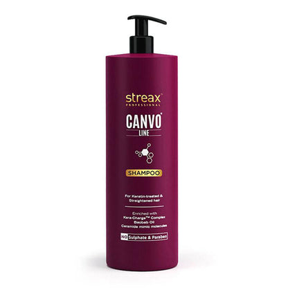 Streax Professional Canvoline Shampoo for Chemically Treated & Damaged Hair