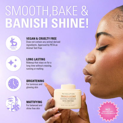 Makeup Revolution Loose Baking Powder - Banana