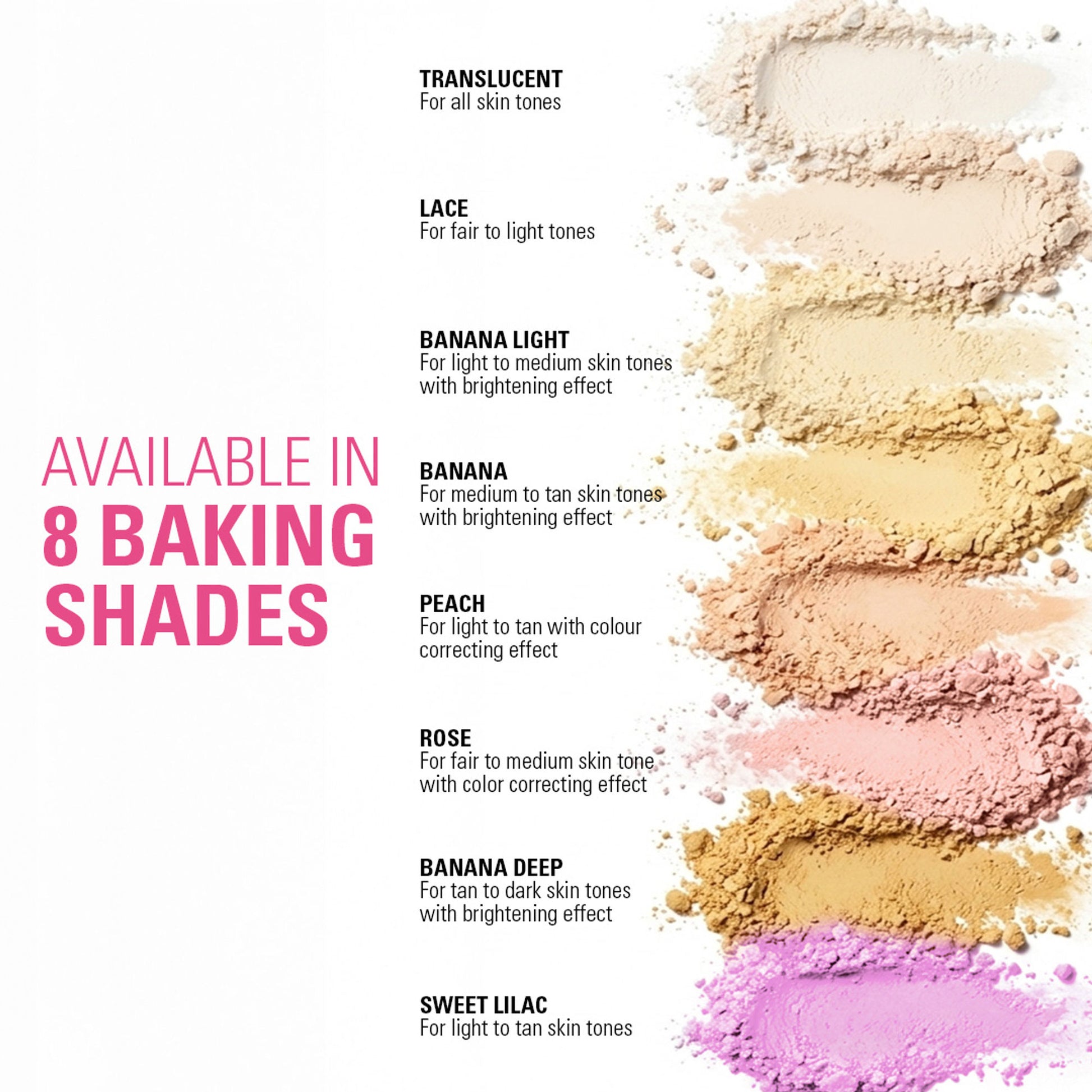 Makeup Revolution Loose Baking Powder - Banana