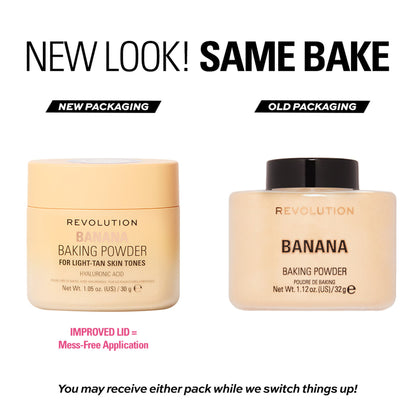 Makeup Revolution Loose Baking Powder - Banana