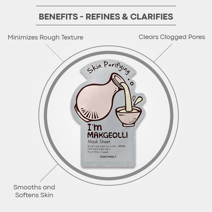 TONYMOLY Korean I'm Face Sheet Mask - Makgeolli