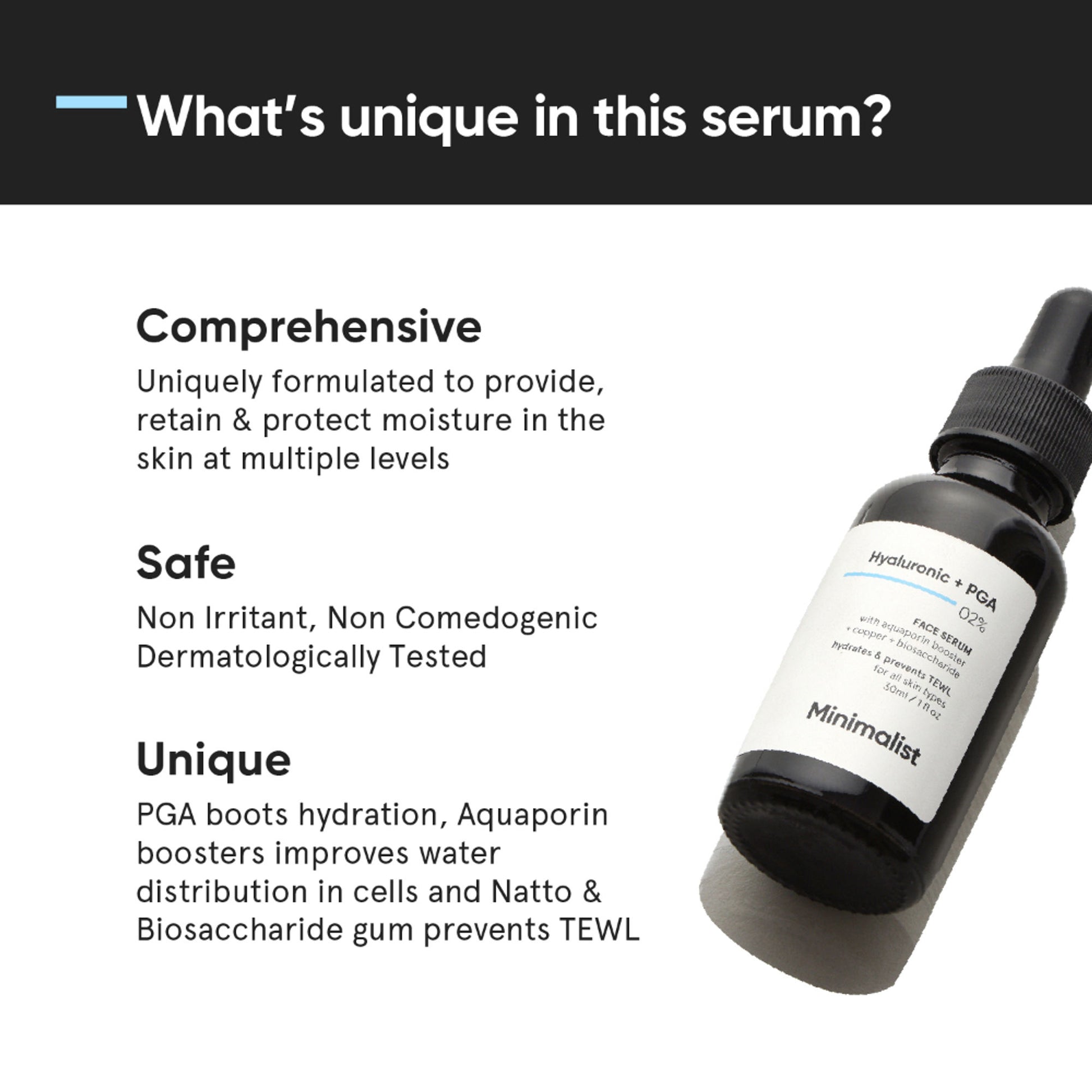 Minimalist Hyaluronic + Pga 02% Face Serum Mini