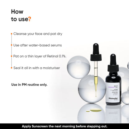 Minimalist Retinal 0.1% Face Serum