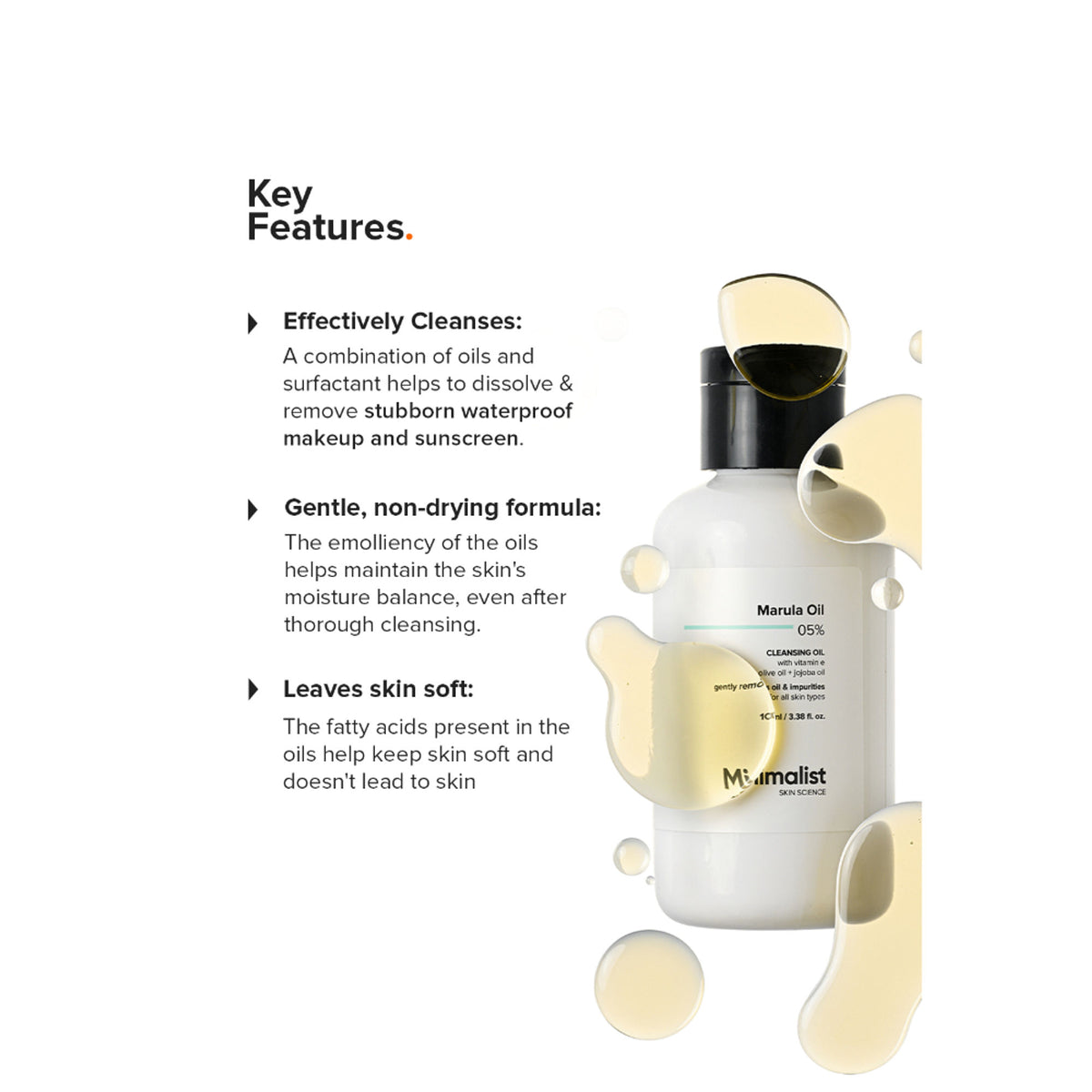 Minimalist Marula Oil 05% Cleansing Oil