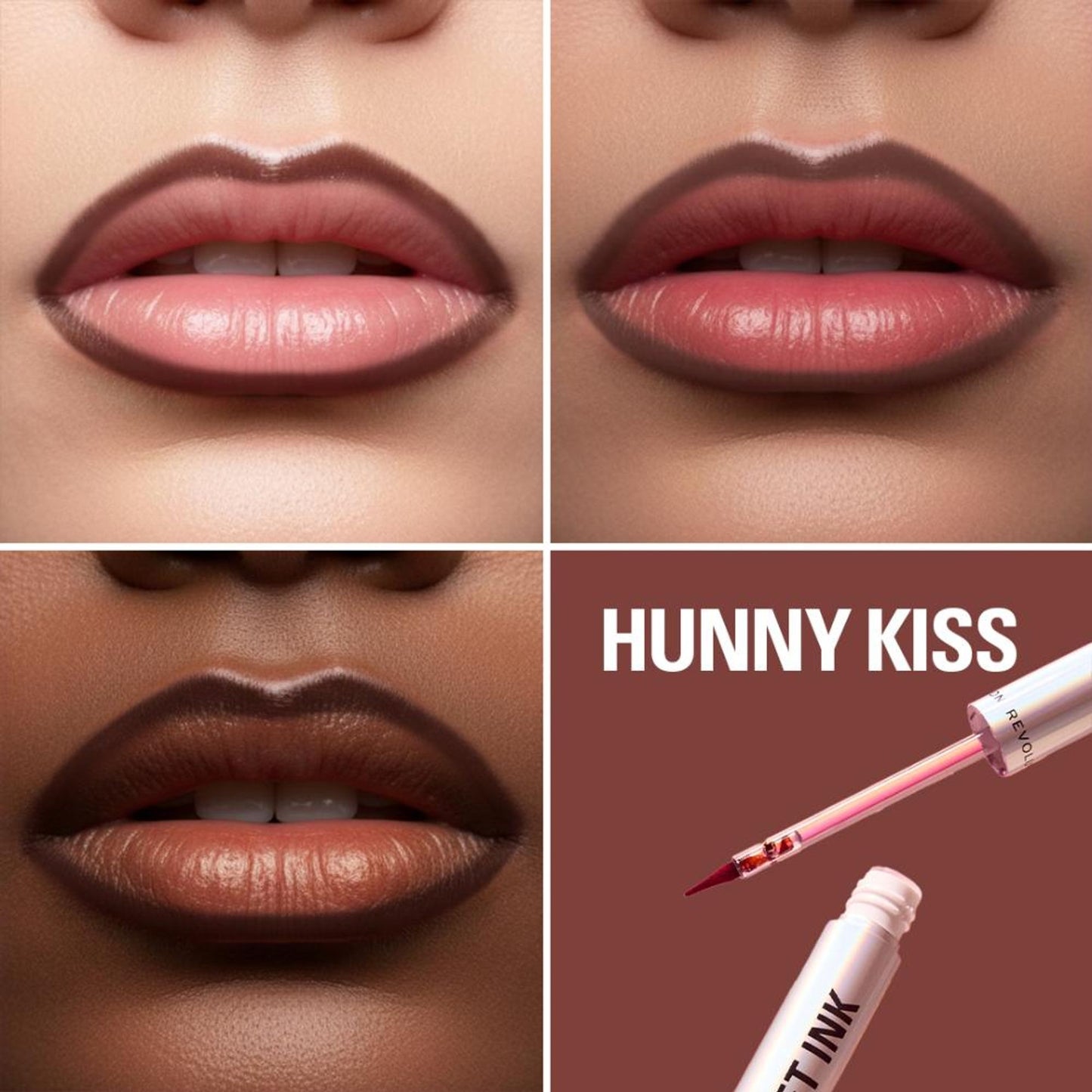 Makeup Revolution Lip Shift Ink Peel Off Lipliner Stain - Hunny Kiss