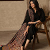 Indyancart SN Women's Mandarin Collar Straight Kurta With Trouser & Dupatta