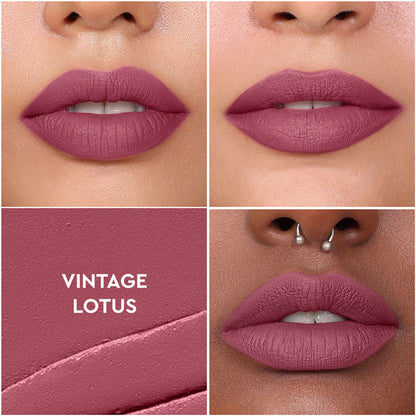 KIRO Non-Stop Airy Matte Liquid Lipstick - Vintage Lotus