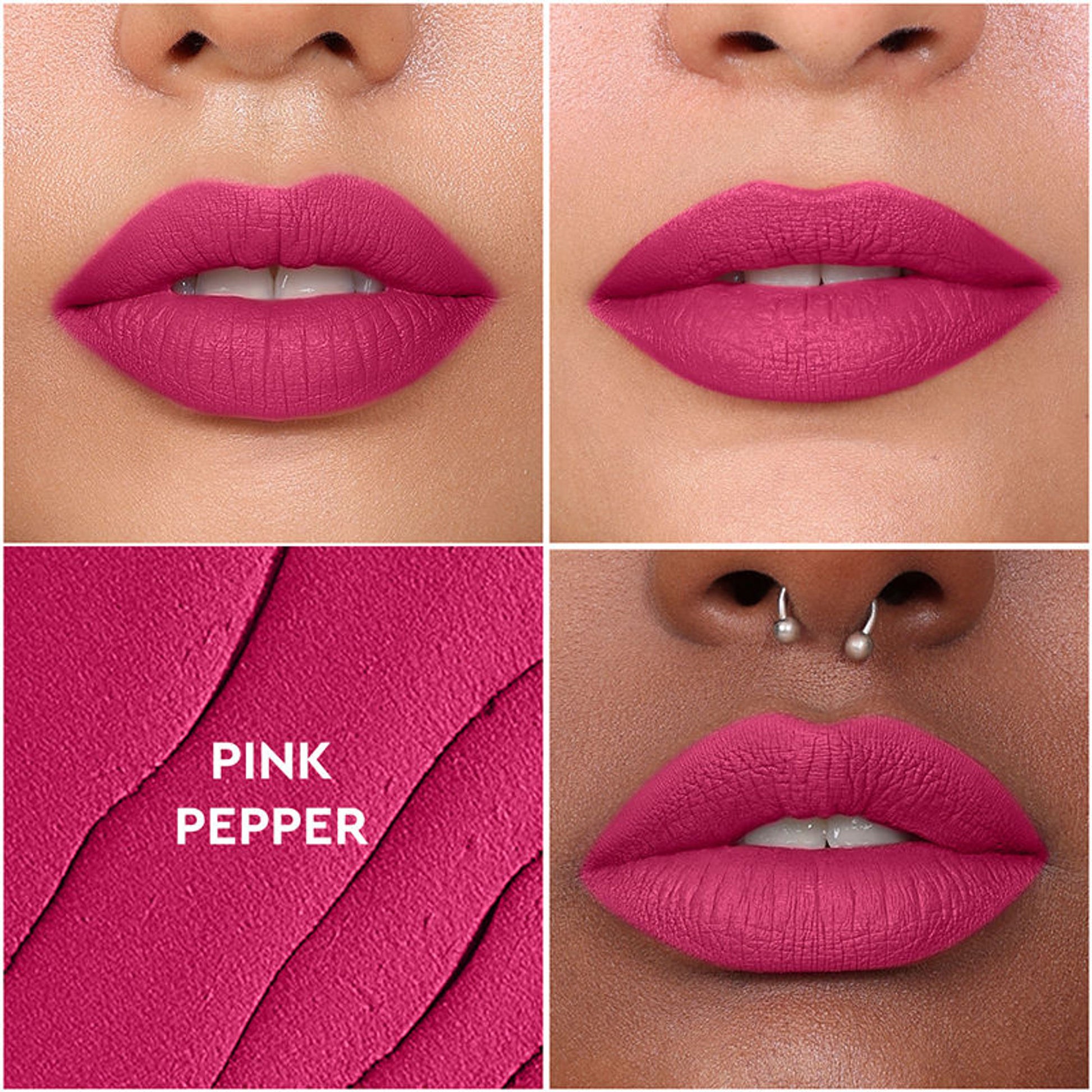 KIRO Non-Stop Airy Matte Liquid Lipstick - Pink Pepper