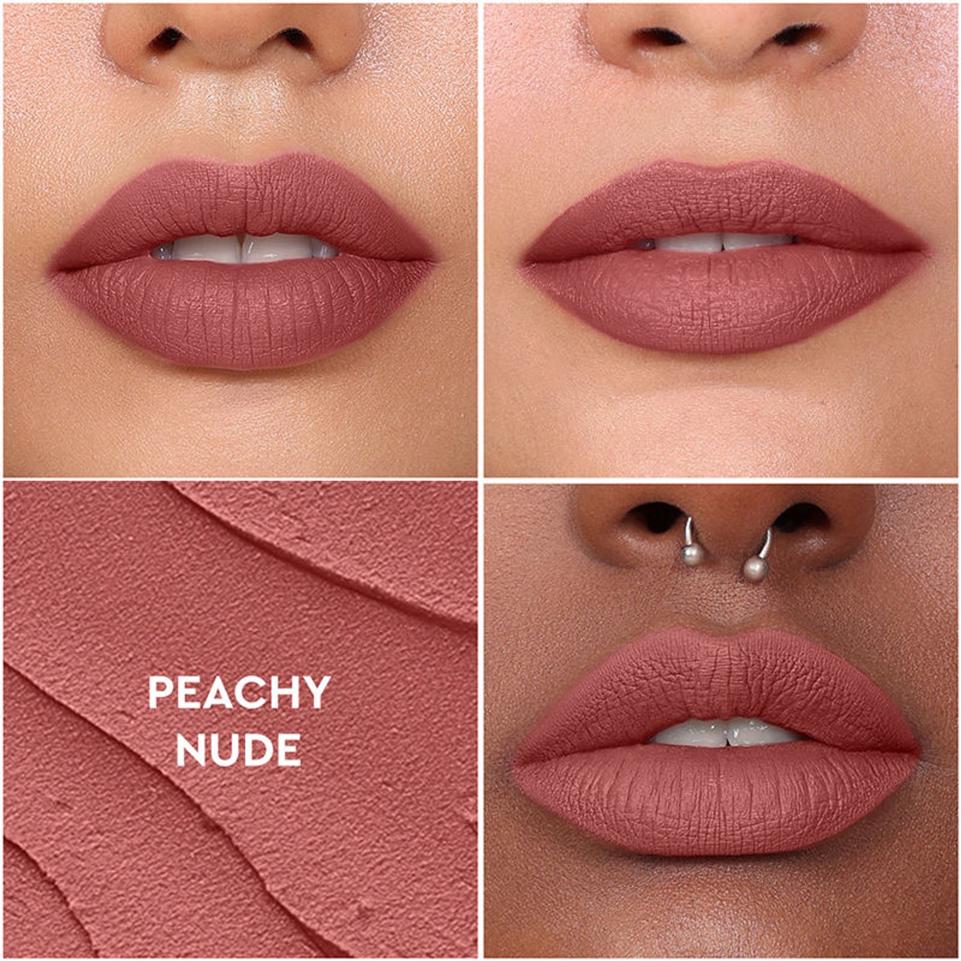 KIRO Non-Stop Airy Matte Liquid Lipstick - Peachy Nude