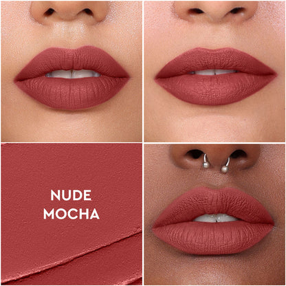 KIRO Non-Stop Airy Matte Liquid Lipstick - Nude Mocha