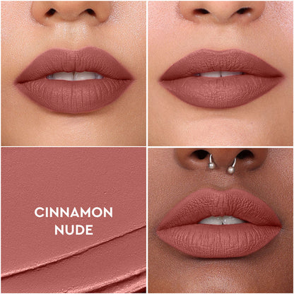 KIRO Non-Stop Airy Matte Liquid Lipstick - Cinnamon Nude