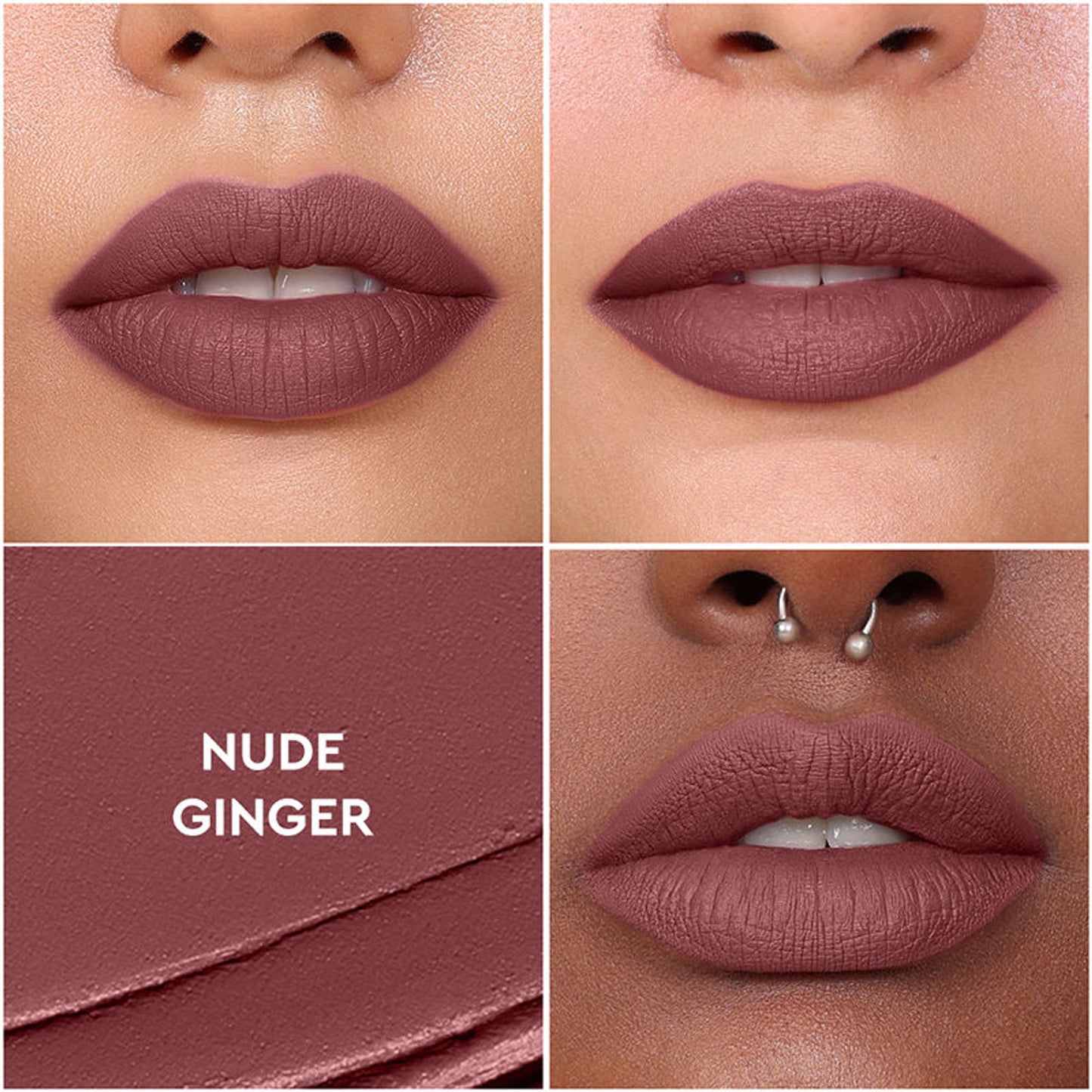 KIRO Non-Stop Airy Matte Liquid Lipstick - Nude Ginger