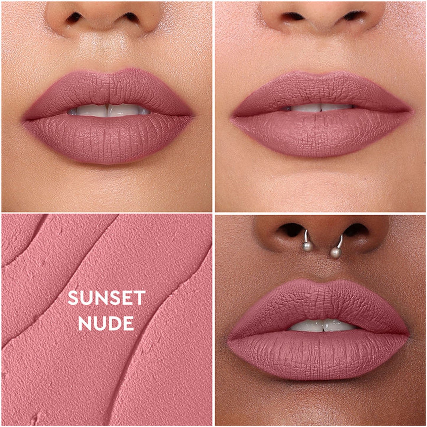 KIRO Non-Stop Airy Matte Liquid Lipstick - Sunset Nude