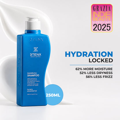 3TENX HydraRevive Hydrating Shampoo for Dry & Dull Hair