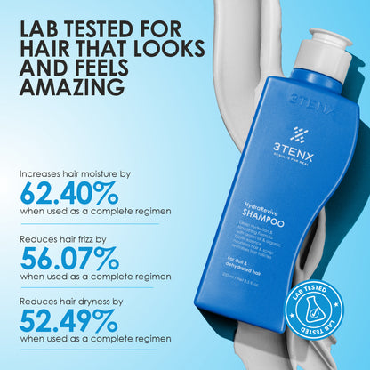 3TENX HydraRevive Hydrating Shampoo for Dry & Dull Hair