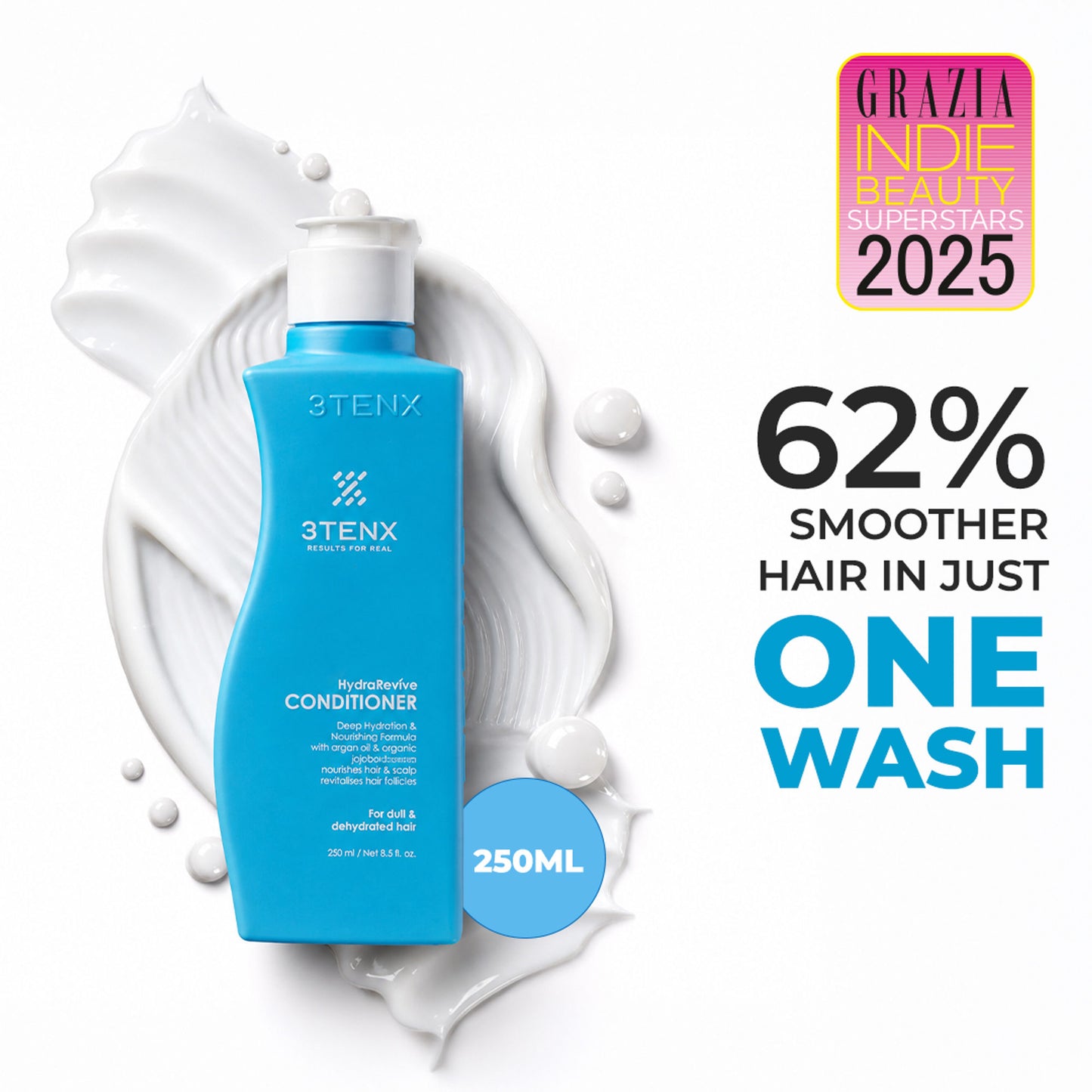 3TENX HydraRevive Hydrating Conditioner for Dry & Dull Hair