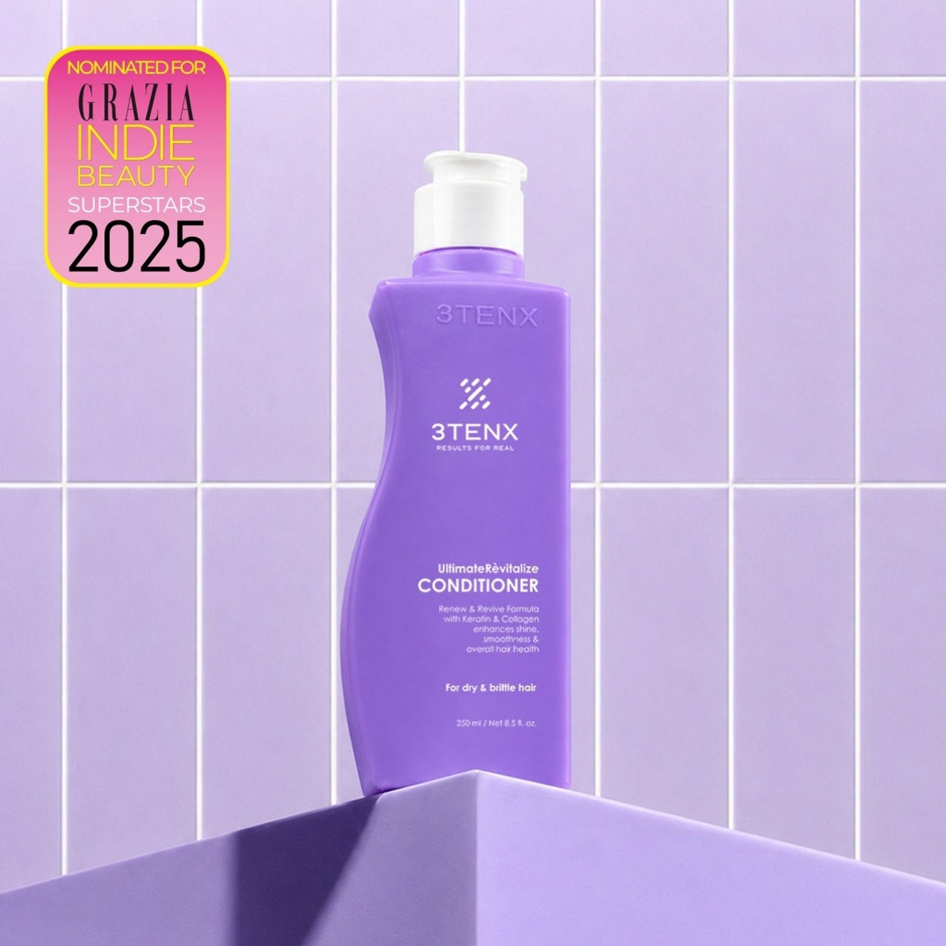 3TENX UltimateRevitalize Keratin Conditioner for Damaged & Frizzy Hair
