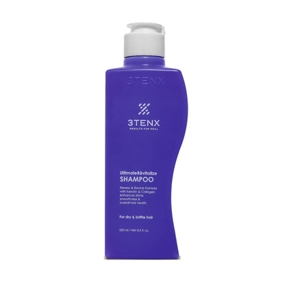 3TENX UltimateRevitalize Keratin Shampoo for Damaged & Frizzy Hair